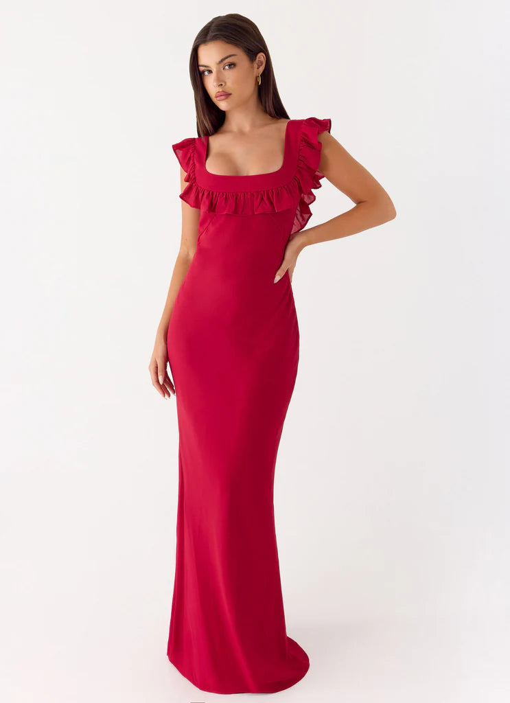 Black Strapless Cutout Waist Flowy Maxi Prom Dress For Glamorous Evening Formal Occasions