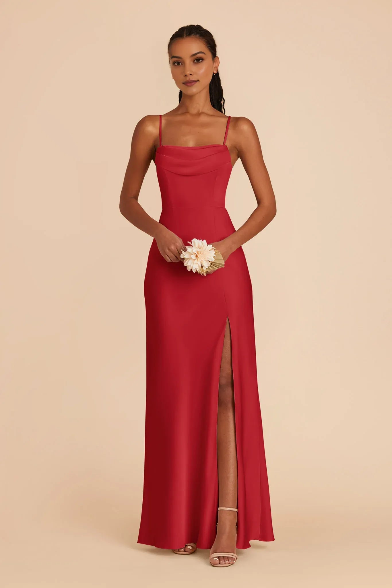 Charming Sheath Strapless Short-Sleeve Open-Back Back Zip Floor-Length Side Leg Slit Prom Dresses