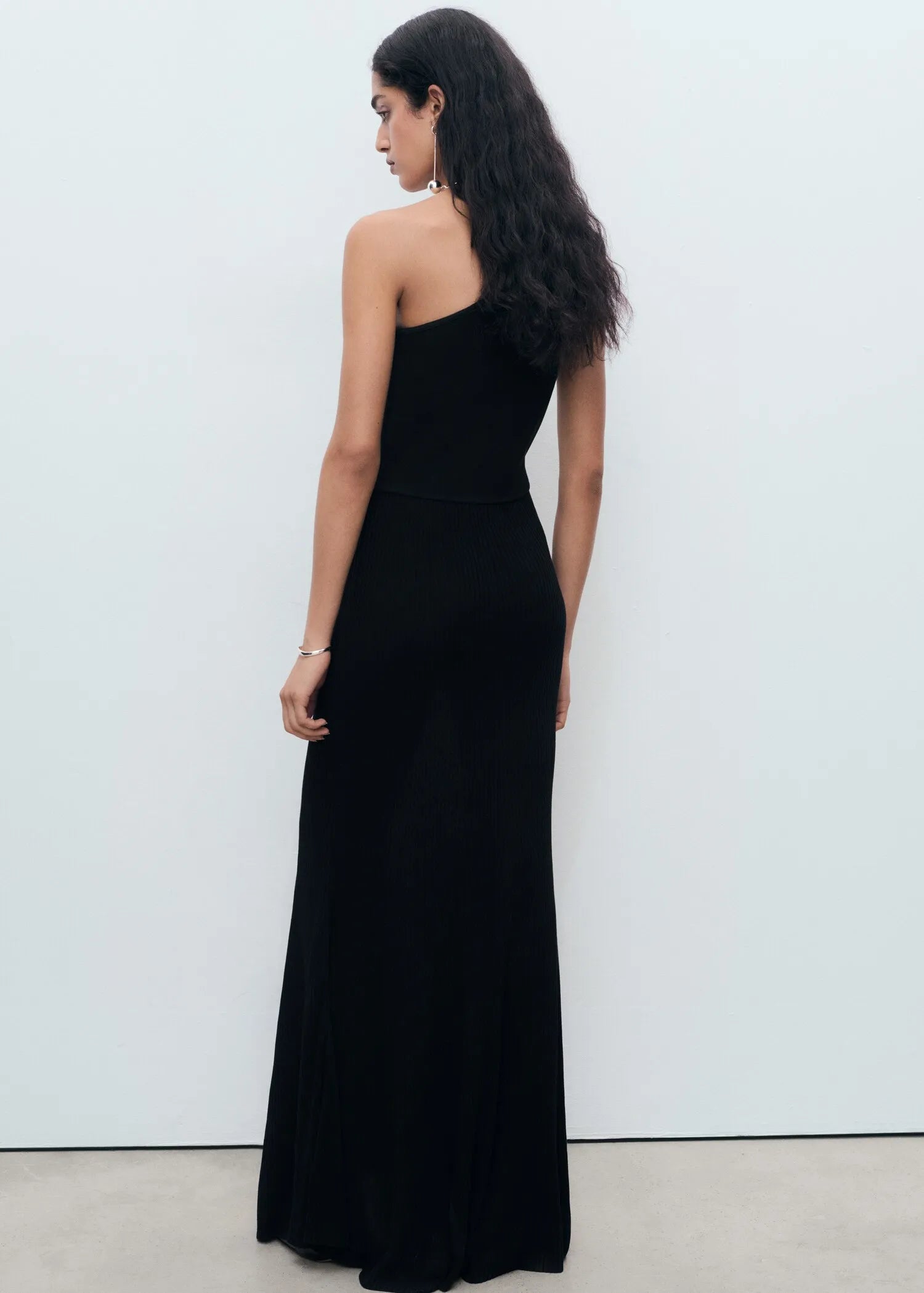 Chic A-Line One-Shoulder Sleeveless Open Back Floor-Length Formal Party Dresses