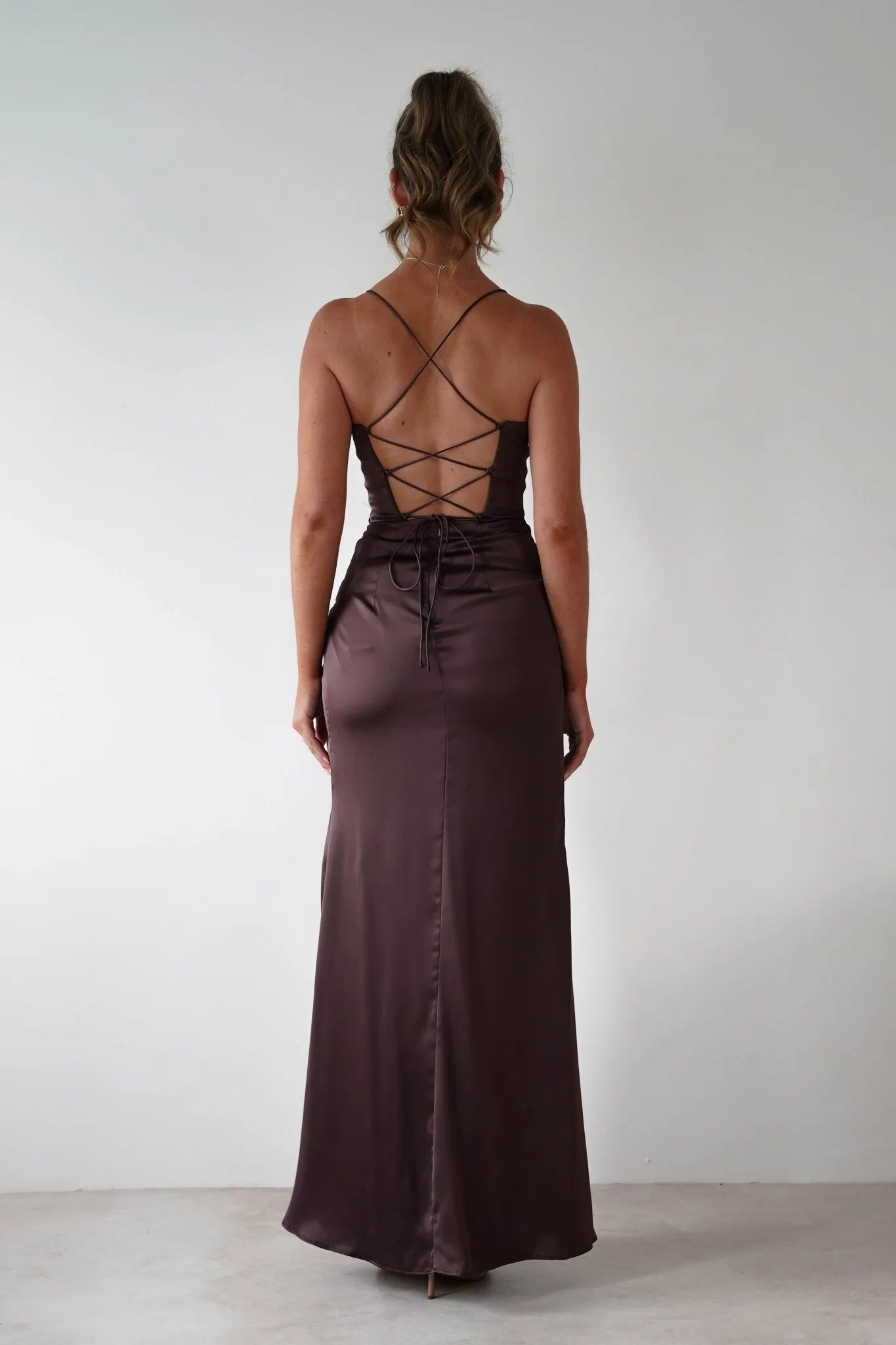 Chic Mermaid Sweetheart Spaghetti-Strap Lace-Up-Back Floor-Length Formal Prom Dresses