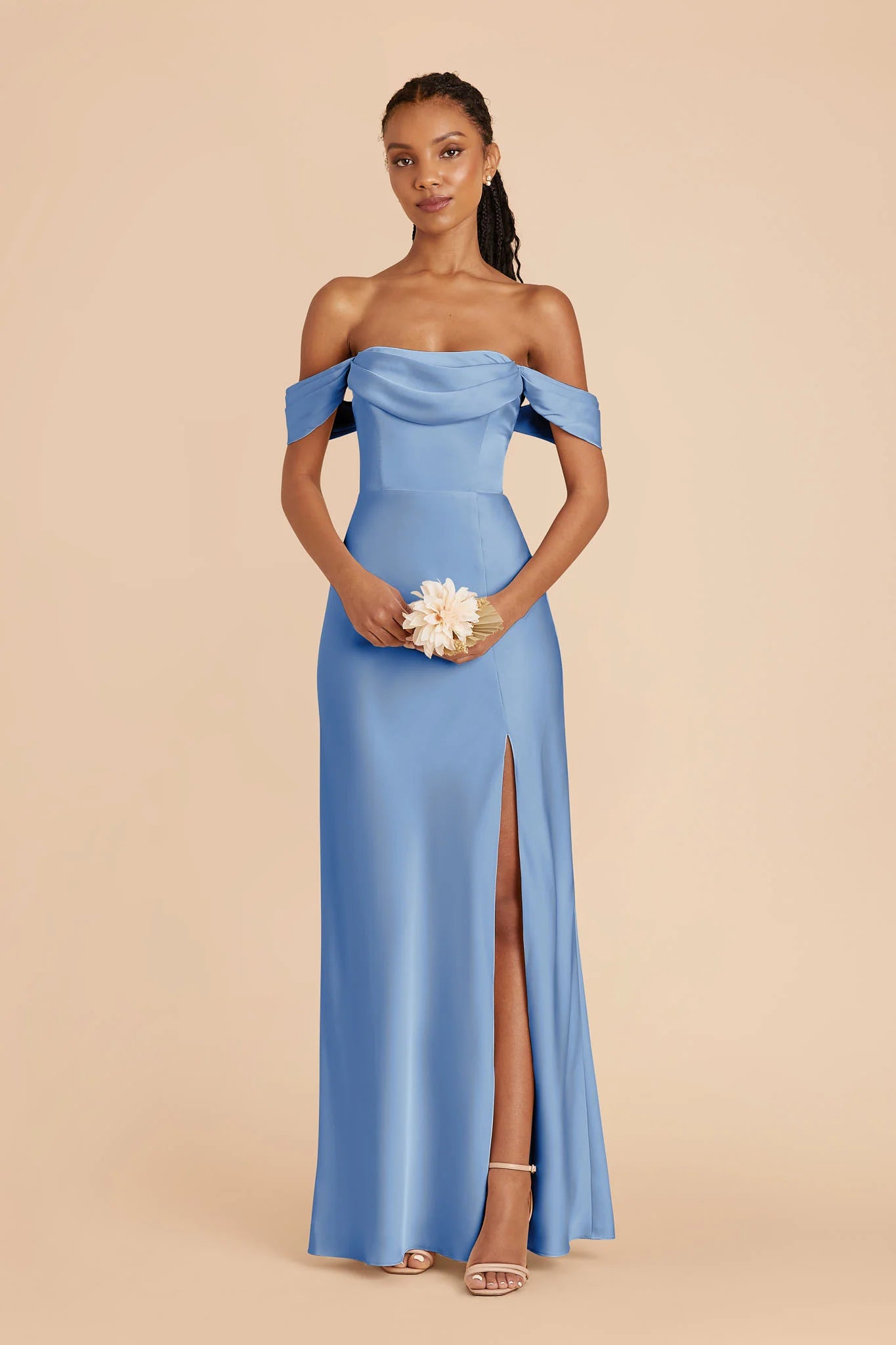 Elegant Sheath Strapless Sleeveless Open Back Floor-Length Bridesmaid Dresses