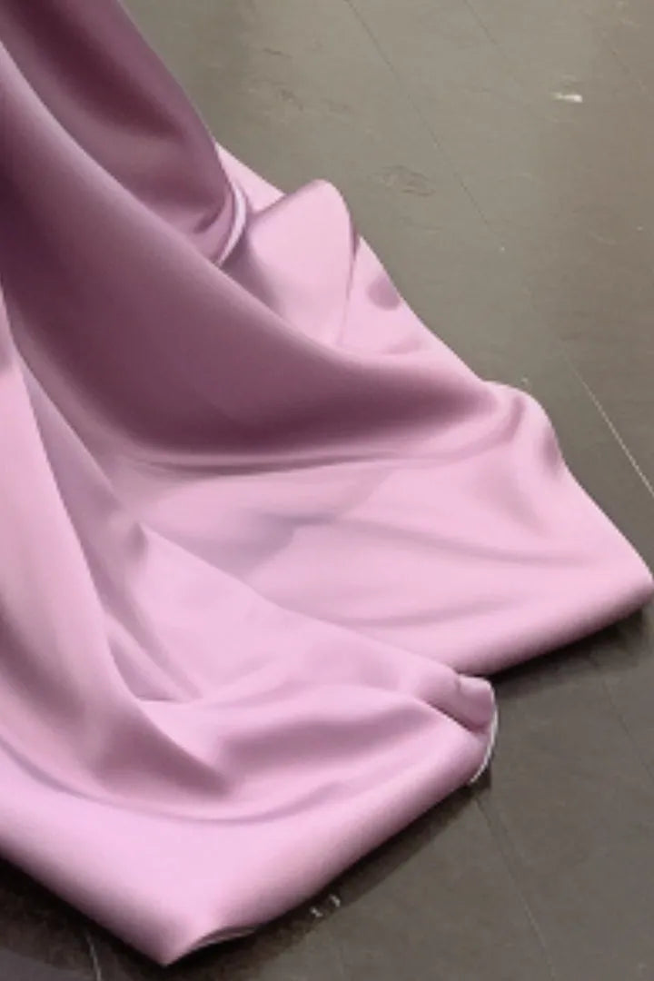 Fashionable Purple Satin A-Line Sweetheart Neck Sleeveless Open Back Lace Up Floor-Length Prom Dress Hot Sale
