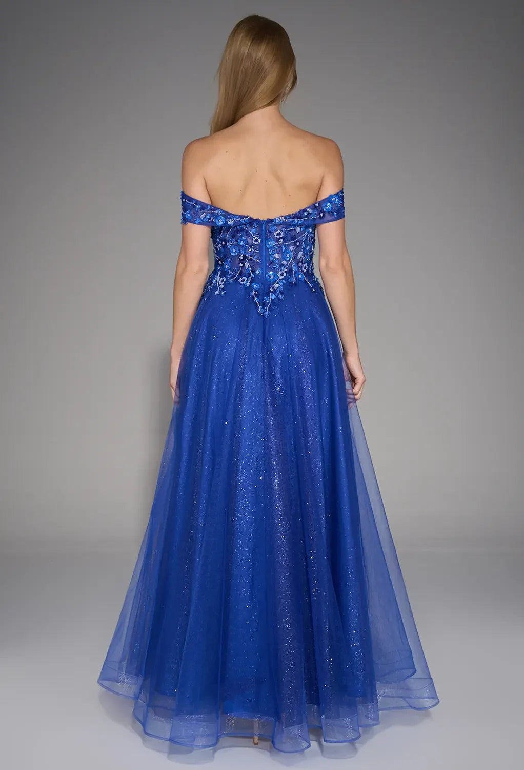 Glamorous Ballgown Sweetheart Neck Off Shoulder Zipper Back Long Evening Dresses