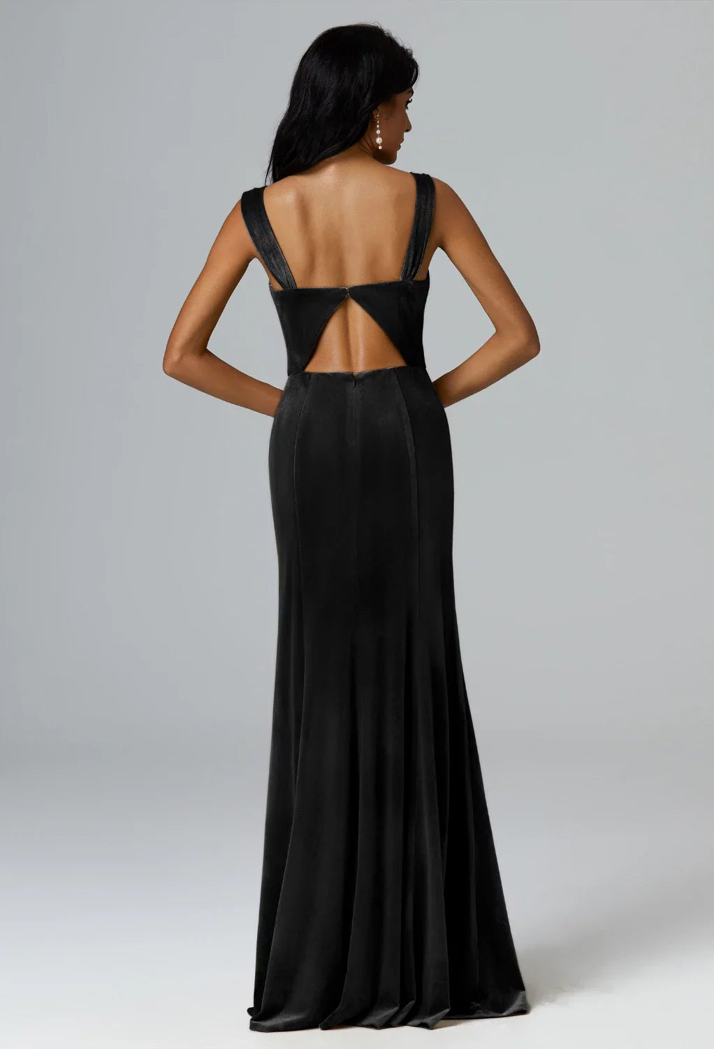 Glamorous Mermaid Sweetheart Spaghetti Strap Keyhole Back Floor-Length Evening Dresses