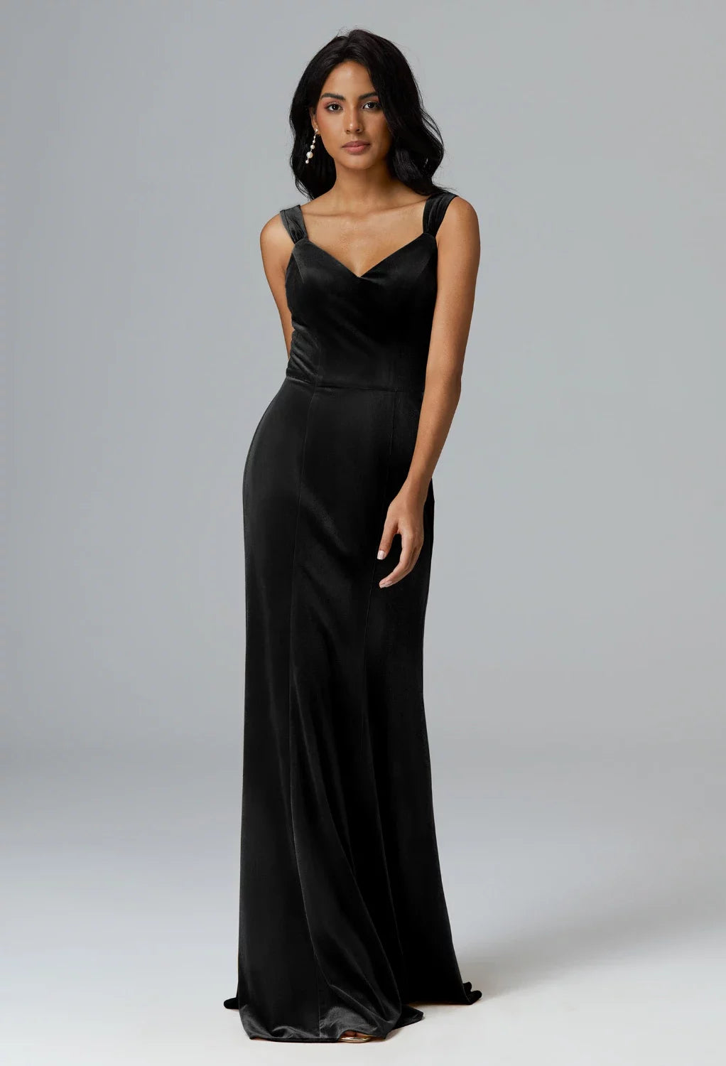 Glamorous Mermaid Sweetheart Spaghetti Strap Keyhole Back Floor-Length Evening Dresses