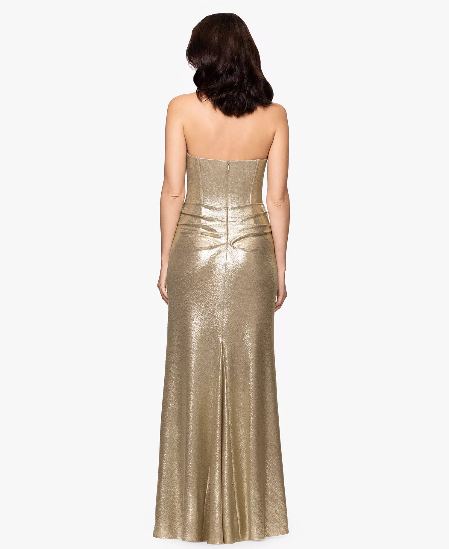Glamorous Sheath Sweetheart Strapless Zip Back Long Party Dresses