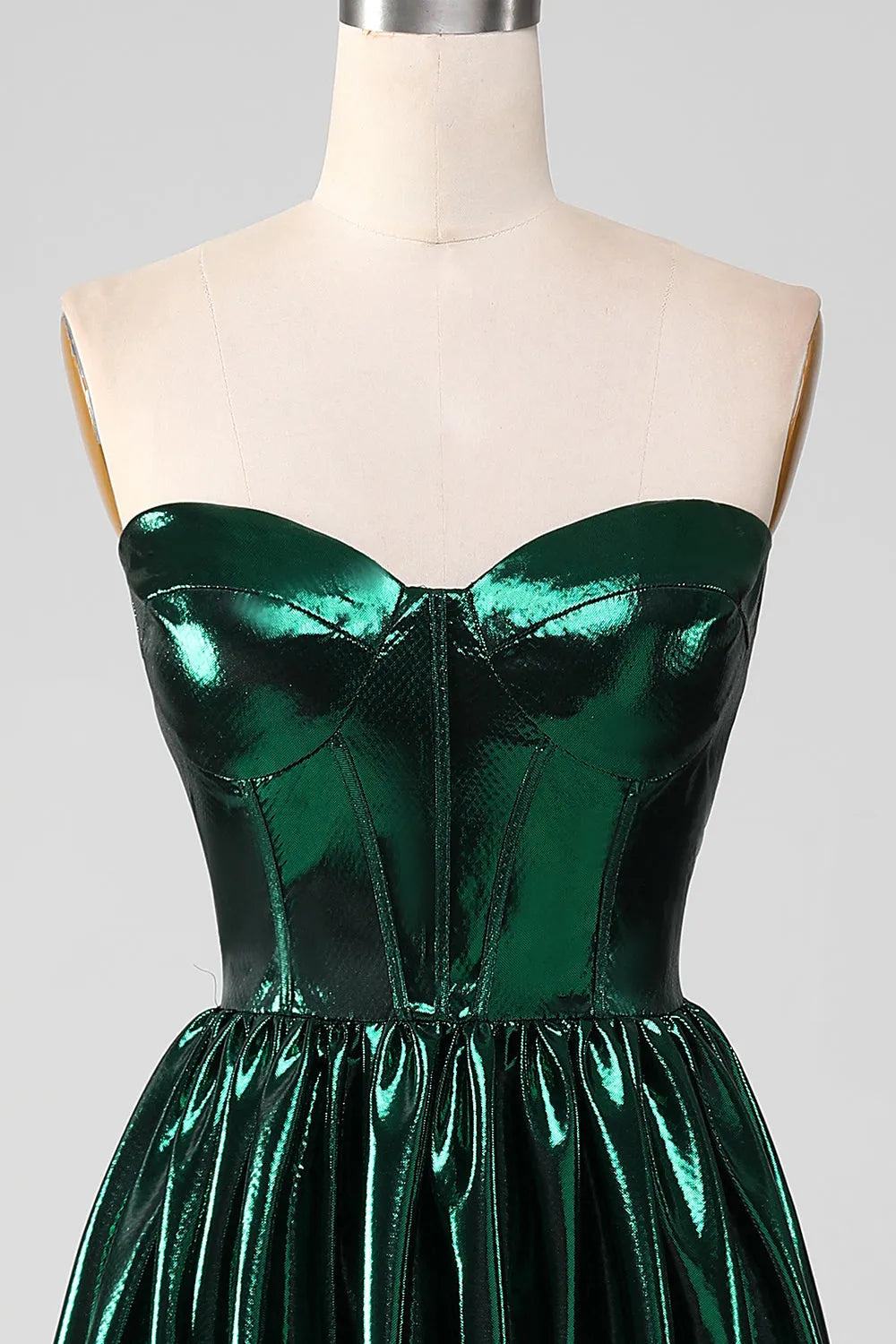 Regal Ballgown Strapless Sleeveless Open-Back Floor-Length Prom Dress